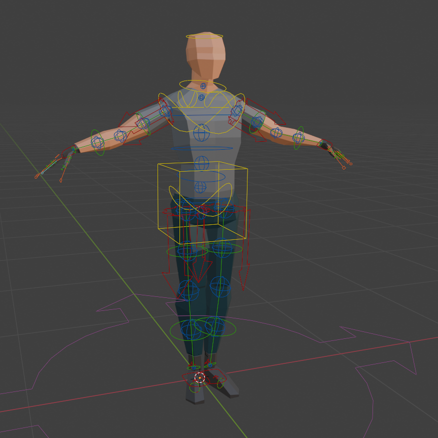 human rigged